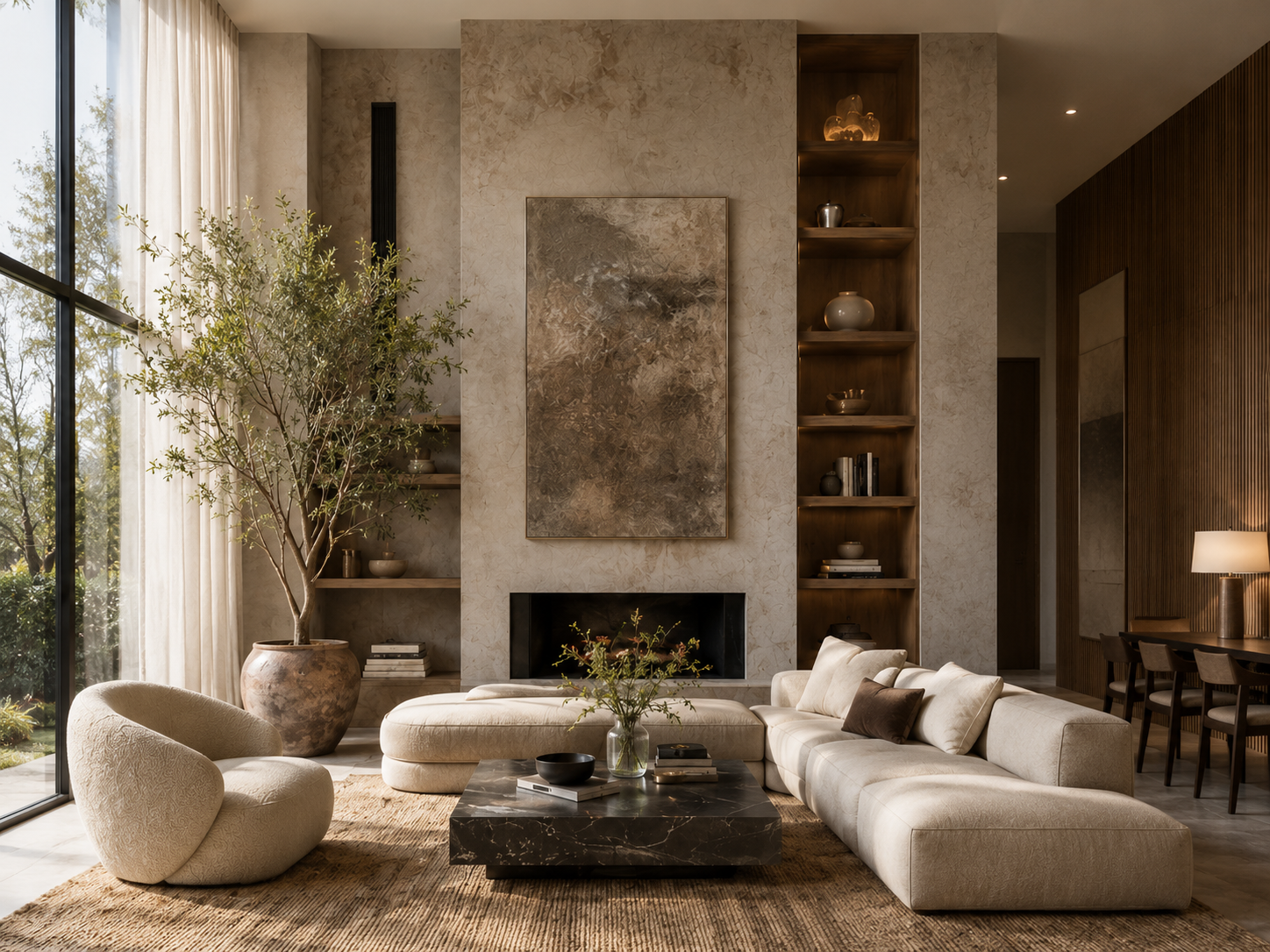 Organic modern interior